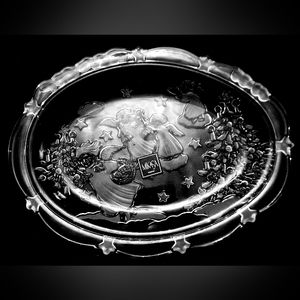 Vintage Mikasa Holiday Lights Sweet Dish